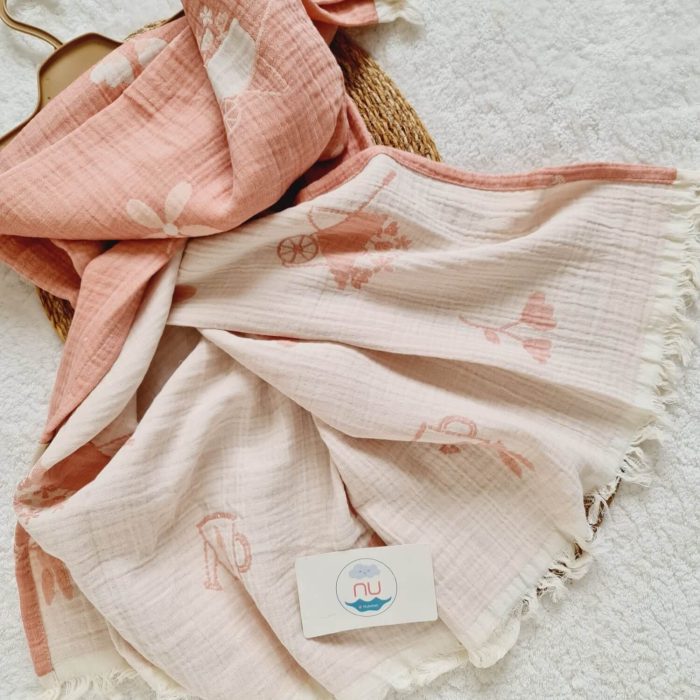 Sweet Garden Müslin Battaniye - Görsel 2