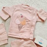 Cream Sweetness Kız Bebek Takımı - Görsel 2