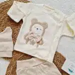 Sleep Bear Latte Bebek Takımı - Görsel 2