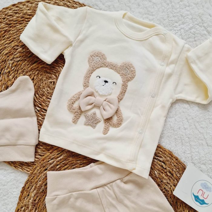 Sleep Bear Latte Bebek Takımı - Görsel 2