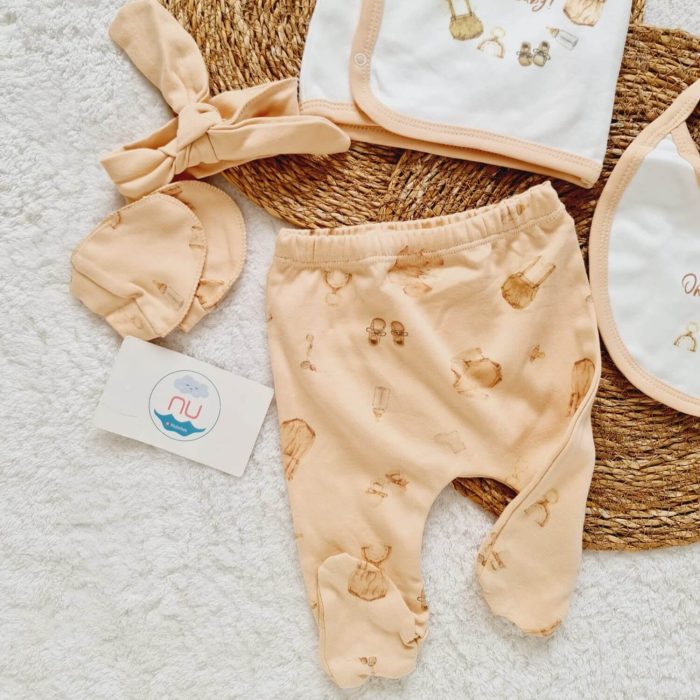 Baby Vintage Kız Hastane Çıkış Seti - Görsel 3