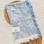 Dino Blue 2 Katlı Muslin Battaniye