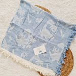 Dino Blue 2 Katlı Muslin Battaniye - Görsel 2