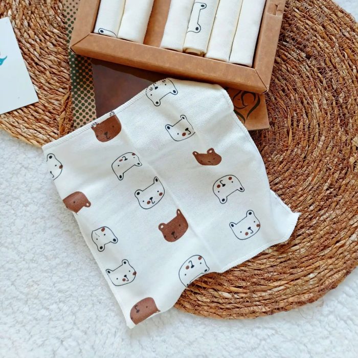 Bear 7 li Ağız Mendili - Görsel 2