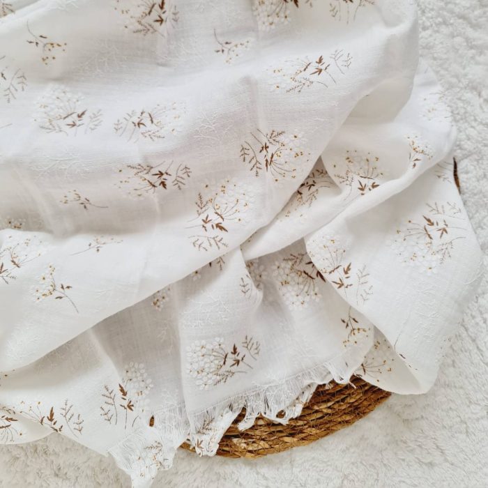 Cotton Blossom 2 Katlı Muslin Battaniye - Görsel 3