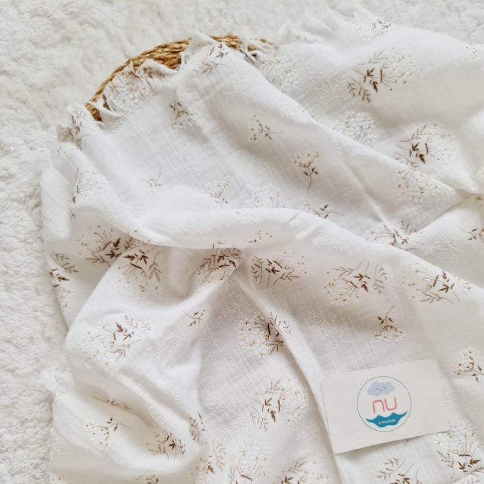 Cotton Blossom 2 Katlı Muslin Battaniye - Görsel 2