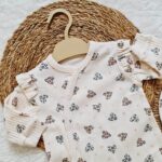 Leoparlı Kalp Bebek Tulumu - Görsel 2