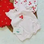Çilek 3 lü Kız Yazlık Tulum Seti - Görsel 3