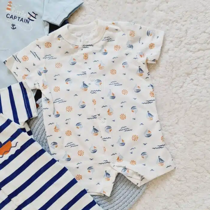 Captaın Erkek Bebek 3 lu Tulum - Görsel 3