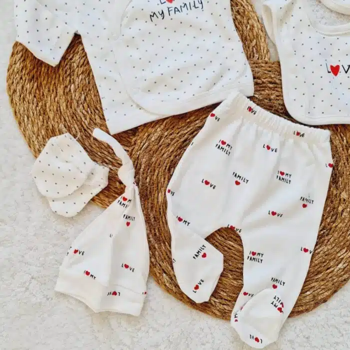 Love Kız Bebek Hastane Çıkış Seti - Görsel 4